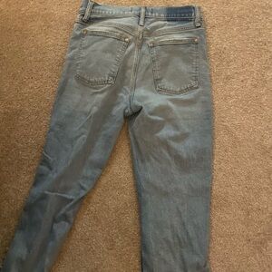 Abercrombie & Fitch Women's Blue Straight Jeans